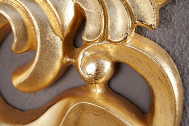 Miroir mural style baroque teinté doré