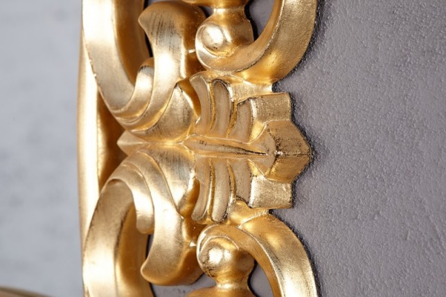 Miroir mural style baroque teinté doré