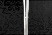 Chandelier 120 cm design 5 branches en aluminium argenté