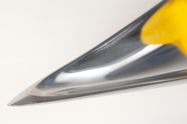 Bol de fruits design en aluminium coloris argent