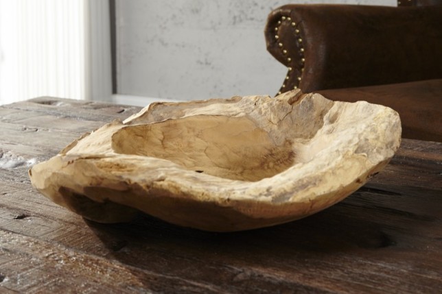 Corbeille de fruit naturel 30 cm en bois massif