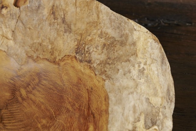 Corbeille de fruit naturel 30 cm en bois massif