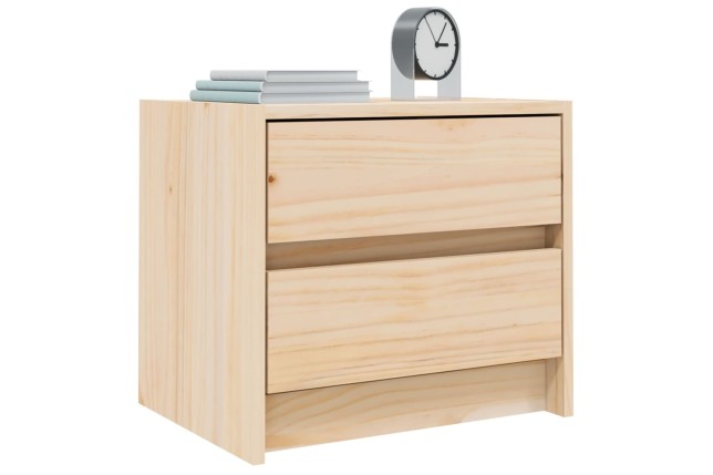 Table de chevet 40x31x35,5 cm bois de pin massif