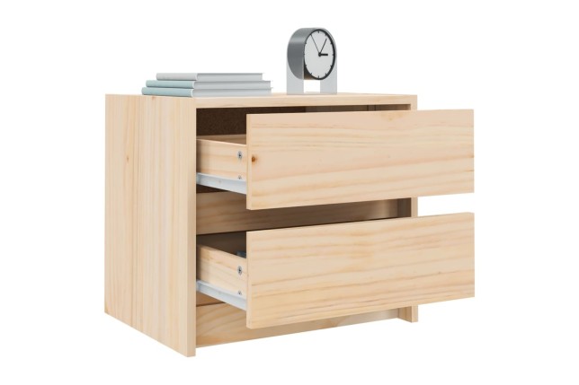 Table de chevet 40x31x35,5 cm bois de pin massif
