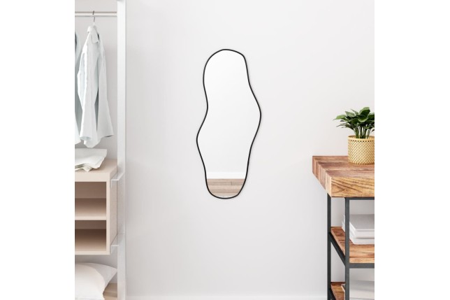 Miroir mural Noir 70x30 cm