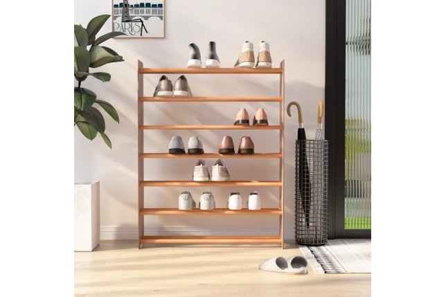 Étagère à chaussures Marron 90x24x117 cm 