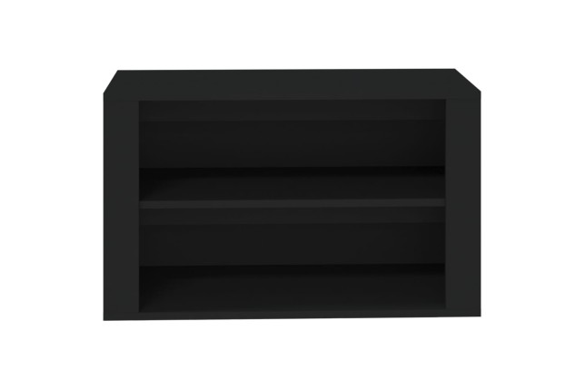 Étagère à chaussures Noir 75x35x45 cm 