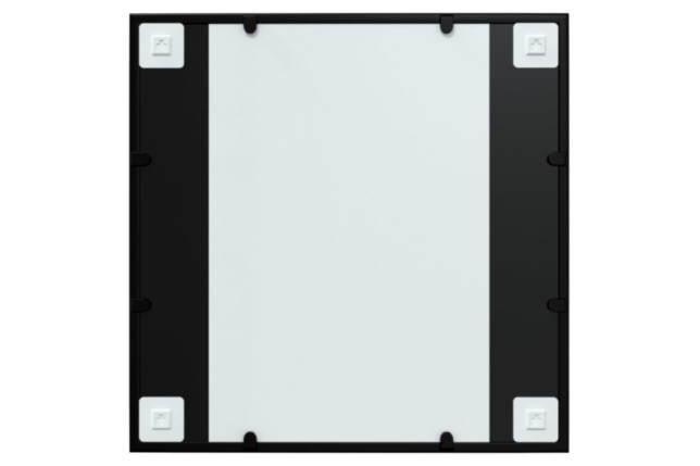 Miroir mural noir 60x60 cm métal