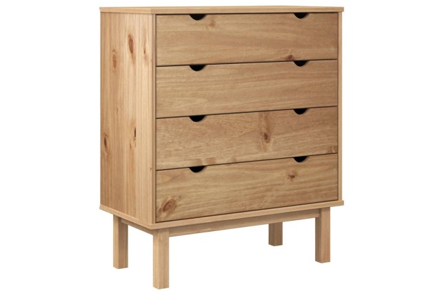 Armoire à tiroirs 76,5x39,5x90 cm Bois de pin massif