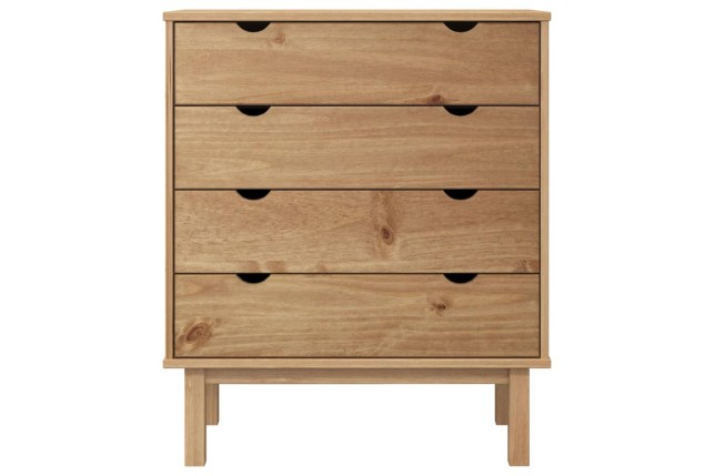 Armoire à tiroirs 76,5x39,5x90 cm Bois de pin massif