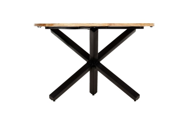 Table de salle à manger Rond 120x76 cm Bois de manguier massif