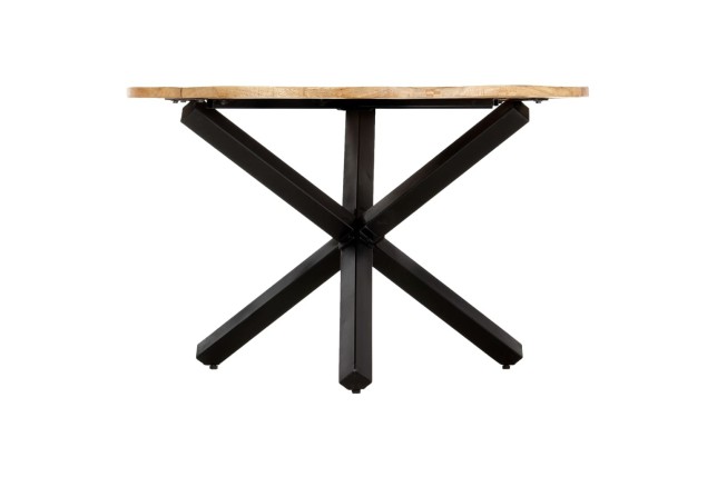 Table de salle à manger Rond 120x76 cm Bois de manguier massif