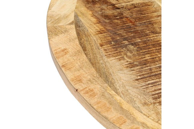 Table de salle à manger Rond 120x76 cm Bois de manguier massif