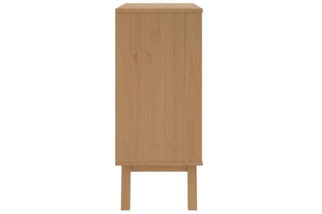Armoire à tiroirs OLDEN marron bois de pin solide