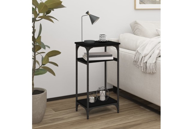 Table d'appoint Noir 40x30x75 cm 