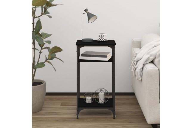 Table d'appoint Noir 40x30x75 cm 