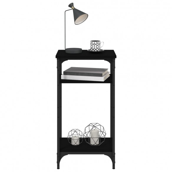 Table d'appoint Noir 40x30x75 cm 