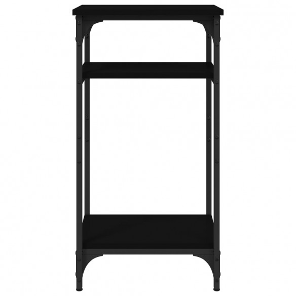 Table d'appoint Noir 40x30x75 cm 