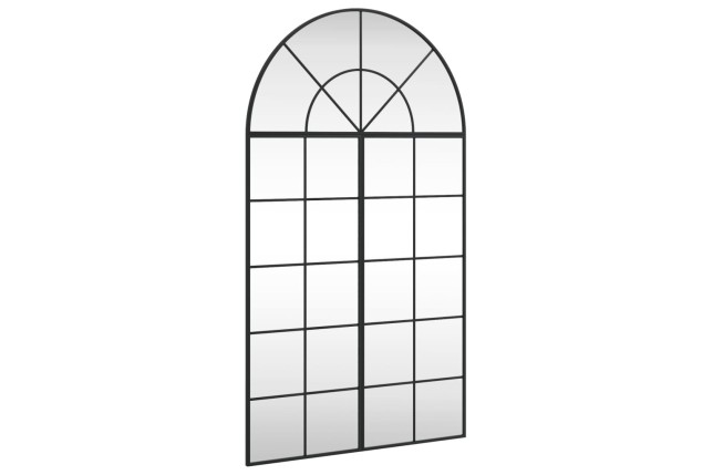 Miroir mural noir 80x140 cm arche fer