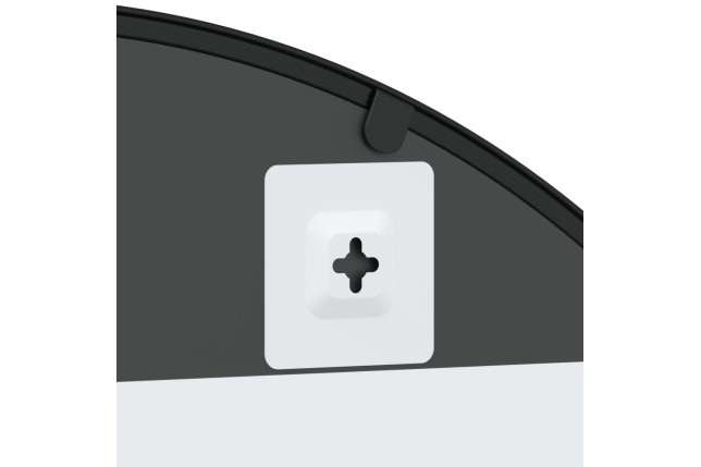 Miroir mural noir 80x140 cm arche fer