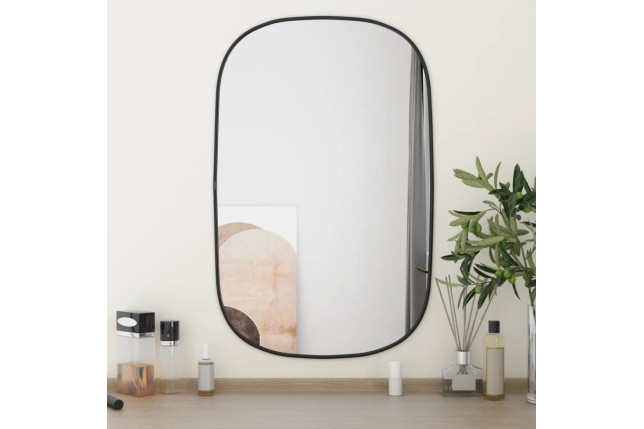 Miroir mural Noir 70x45 cm