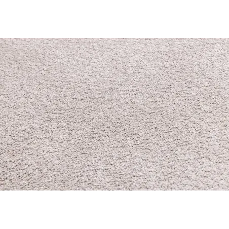 Pouf HEAVEN 100 cm – Tissu bouclé champagner beige, rembourrage à ressorts Nosag, structure en bois massif