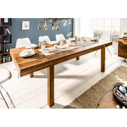 Table de salle à manger extensible 160-240 cm  en bois massif