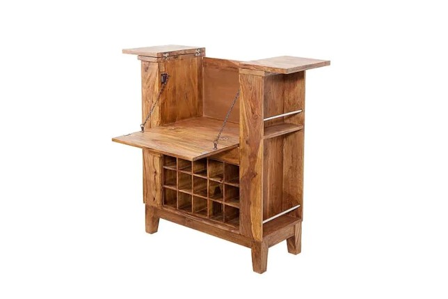 Buffet en bois massif design vintage