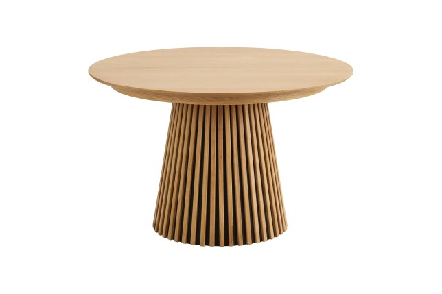 Table Ronde Extensible Osaka Ø120 à 200 cm - Chêne Naturel FSC® | Elsines
