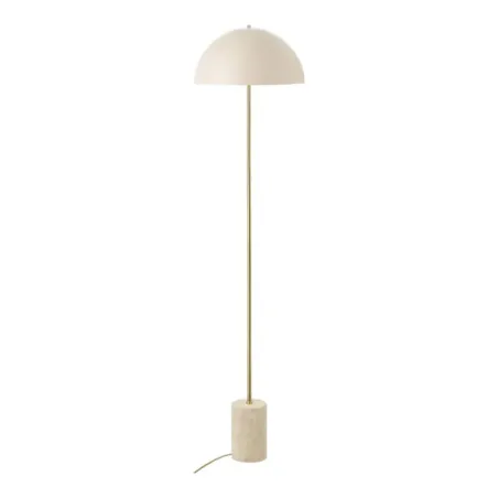 Lampadaire pied marbre beige 155 cm style contemporain