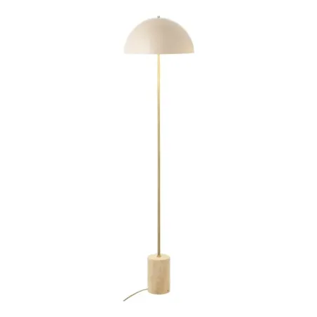 Lampadaire pied marbre beige 155 cm style contemporain