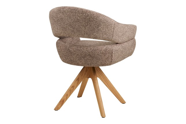 Chaise Pivotante en Chêne Naturel FSC® - Confort & Style | | Elsines