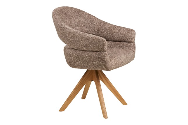 Chaise Pivotante en Chêne Naturel FSC® - Confort & Style | | Elsines
