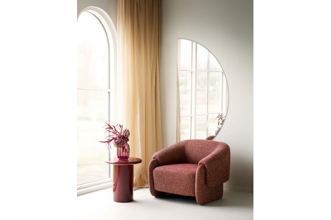 Miroir Demi-Lune Géant Paola 80x160 cm | Design Minimaliste | Elsines