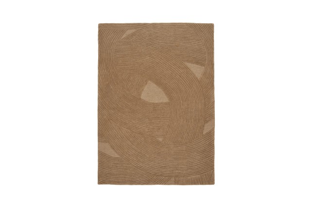 Tapis en Laine Marron 160x230 cm - Pune | Tufté à la Main | Elsines