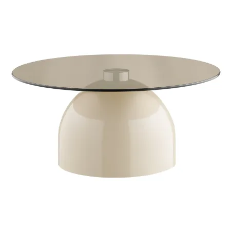 Table Basse en Verre Ronde Design Ø70 cm | Elsines