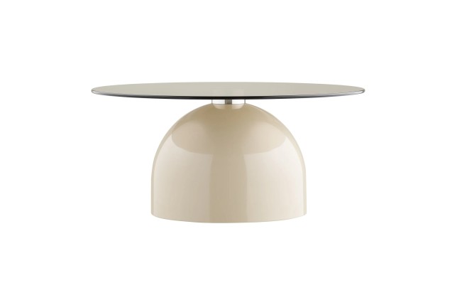 Table Basse en Verre Ronde Design Ø70 cm | Elsines