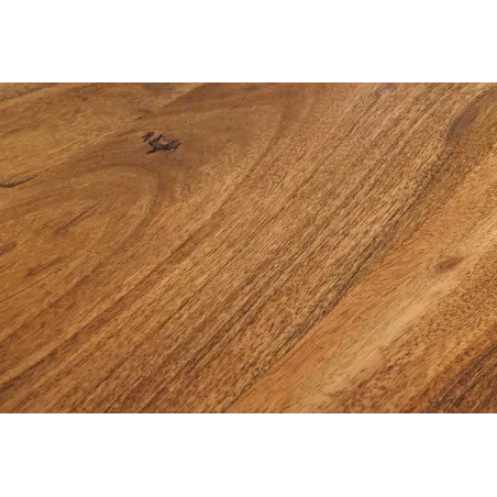 Bahut contemporain de couleur naturelle en bois massif à 3 portes et 2 tiroirs | Elsines