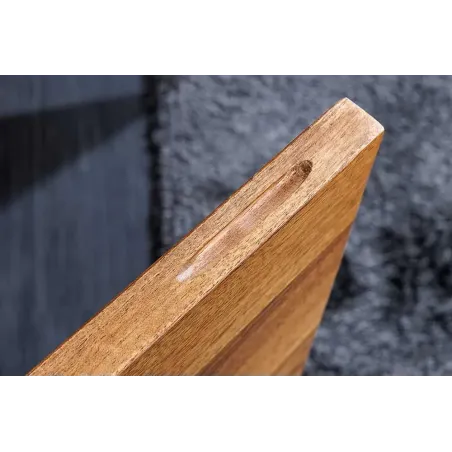Bahut contemporain de couleur naturelle en bois massif à 3 portes et 2 tiroirs | Elsines