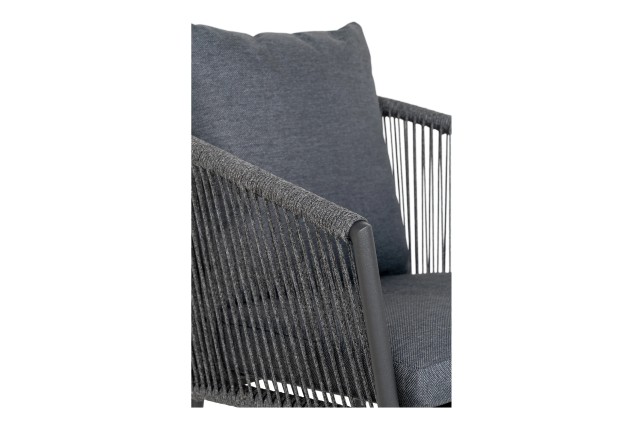 Salon de Jardin Cleveland Salerno – Table + 4 Chaises| Elsines