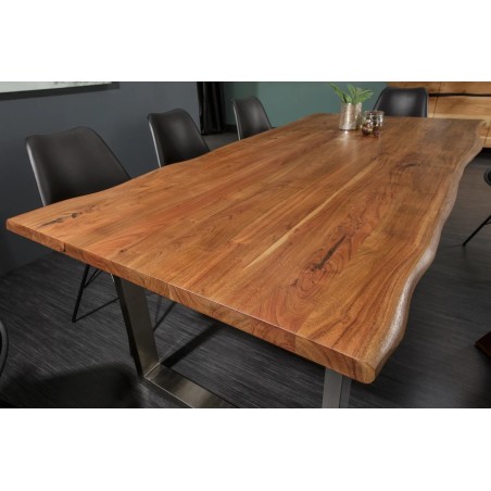 Table à manger Mammut 180cm acacia plateau 26mm