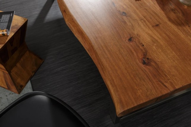 Table à manger Mammut 180cm acacia plateau 26mm