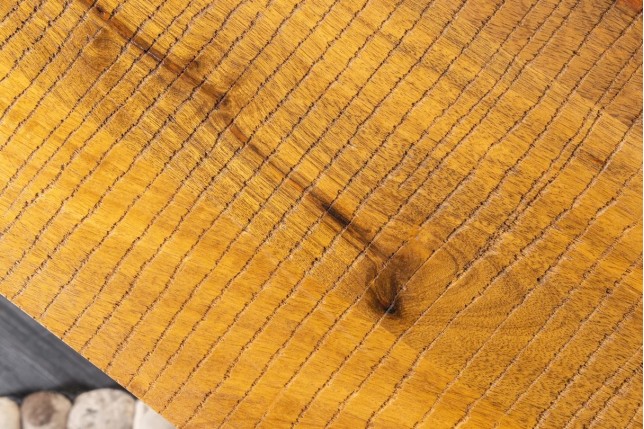 Bureau mousson en bois de manguier naturel 120 cm | Elsines