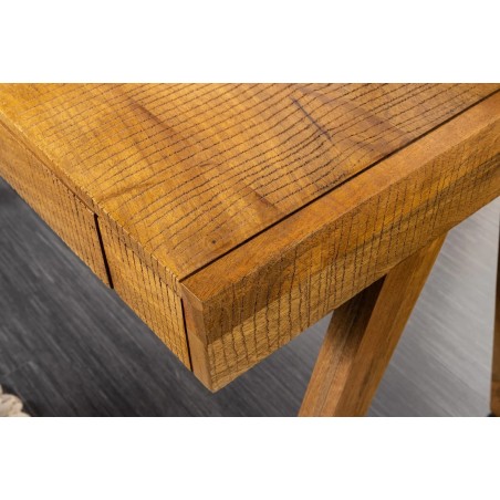 Bureau mousson en bois de manguier naturel 120 cm | Elsines