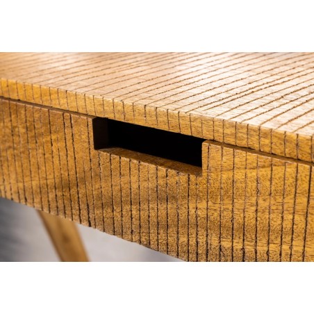 Bureau mousson en bois d'Acacia naturel 100 cm | Elsines