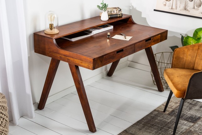 Bureau Davenport Monsoon 120cm Acacia Massif Verni