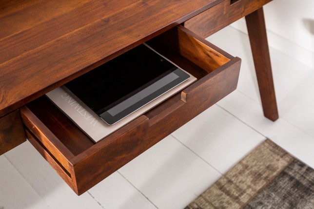 Bureau Davenport Monsoon 120cm Acacia Massif Verni