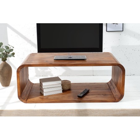 Table basse Meuble TV CUBUS 100cm Sheesham massif