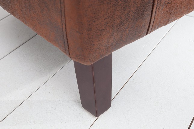 Fauteuil HEMINGWAY microfibre whisky brown