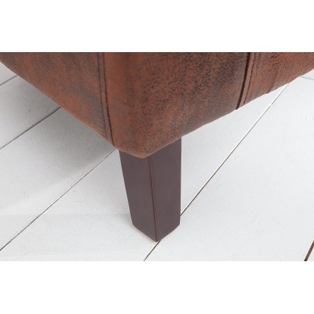 Fauteuil HEMINGWAY microfibre whisky brown